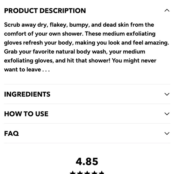 Beauty by Earth Medium Exfoliating Gloves - Picture 4 of 4